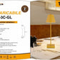 Lampada da Tavolo Ricaricabile LED  – Senza Fili, 3 Temperature di Colore, Dimmerabile Touch, USB, Moderna per Ristorante, Camera, Comodino D27-3C