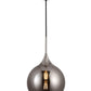 TEKHOME Lampadario a sospensione decorativa in metallo con sfera in vetro attacco E27 lampada contemporanea (Argento/Oro) A72