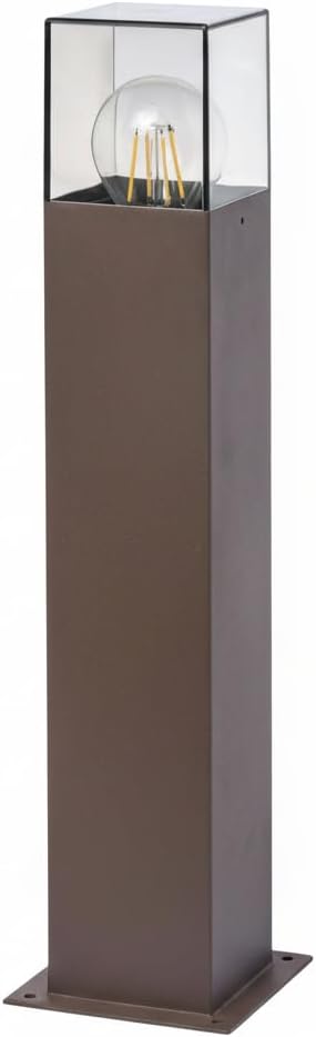 Lampione da Giardino Esterno IP44 con Attacco E27, Palo Luce da Esterno in Alluminio, Colonna Luminosa per Giardino, Vialetto, Terrazza – 440mm-B440