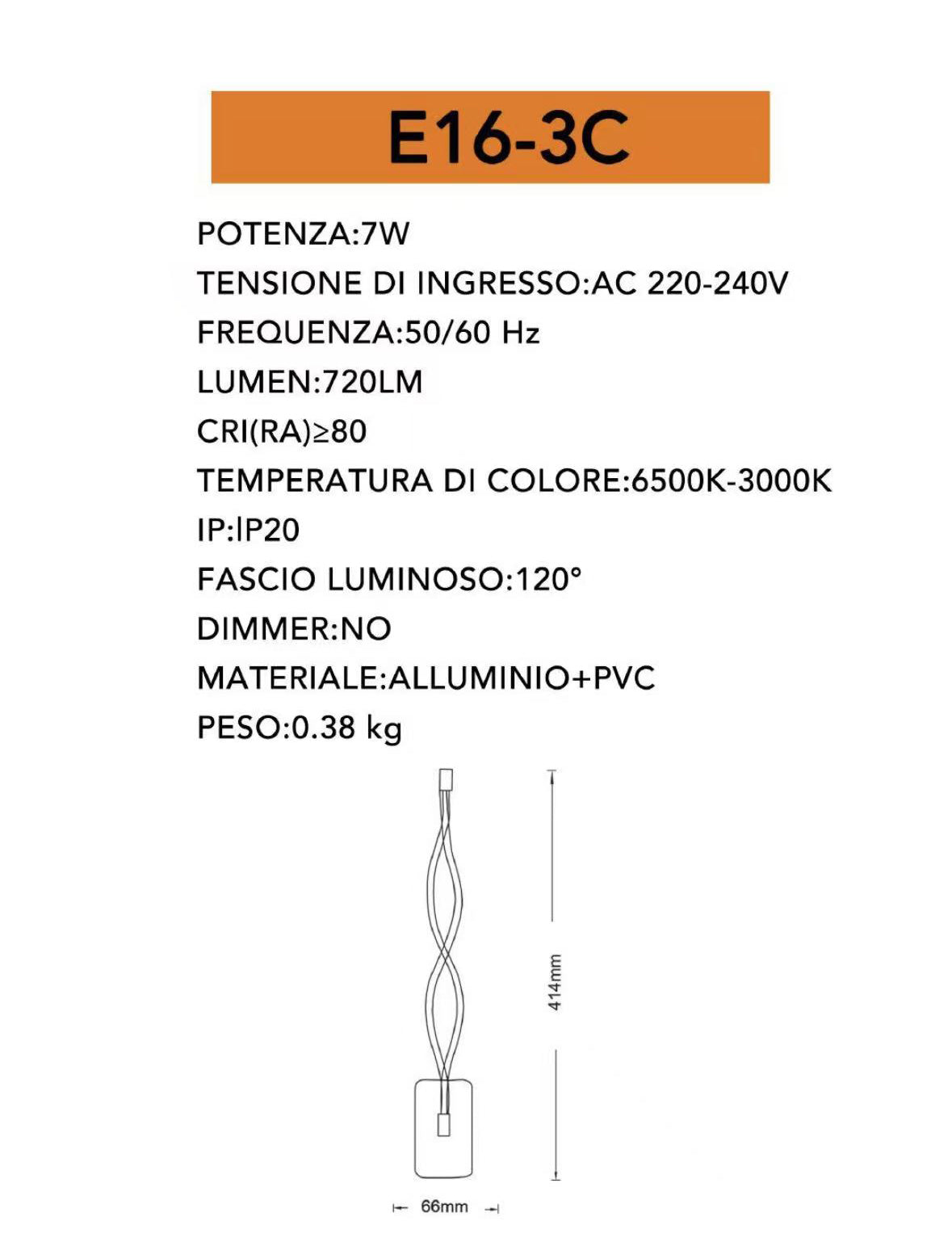 TEKHOME Applique da Parete LED a 3 Luci con Regolazione Colore CCT 3000K-6500K, Design Moderno, 9W 720LM, IP20, Bianco, per Interni, con Interruttore a 3 Temperature Colore E16