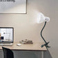 Lampada da Tavolo con Pinza – Attacco E27, Braccio Flessibile 40 cm, Metallo, Luce Direzionabile, Max 60W – Studio, Scrivania, Cameretta D21