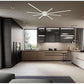 TEKHOME Lampadario da soffitto a led 43 watt plafoniera lampada moderna Bianco/Nero luce 3000K/4000K/6500K PN-27