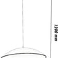 TEKHOME Lampadario a led a sospensione 46 watt 3 colorazione di luce dimmerabile con telecomando lampada da cucina soggiorno B81