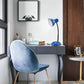 Lampada da Tavolo con Flessibile, Attacco E27, Metallo, Interruttore, Base Stabile – Lampada Scrivania Moderna per Studio, Ufficio, Cameretta D22