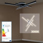 TEKHOME Plafoniera LED Soffitto, 45 watt, 60x60x11 cm, 3 Temperature Colore (3000K, 4000K, 6500K), Alluminio, Installazione Facile, Resistente, Moderna, Camera da Letto PN-21