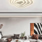 TEKHOME Plafoniera a led da interno moderna a soffitto forma tonda lampadario adatta per camera da letto salone soggiorno salotto cucina locali commerciali 59W PN-28