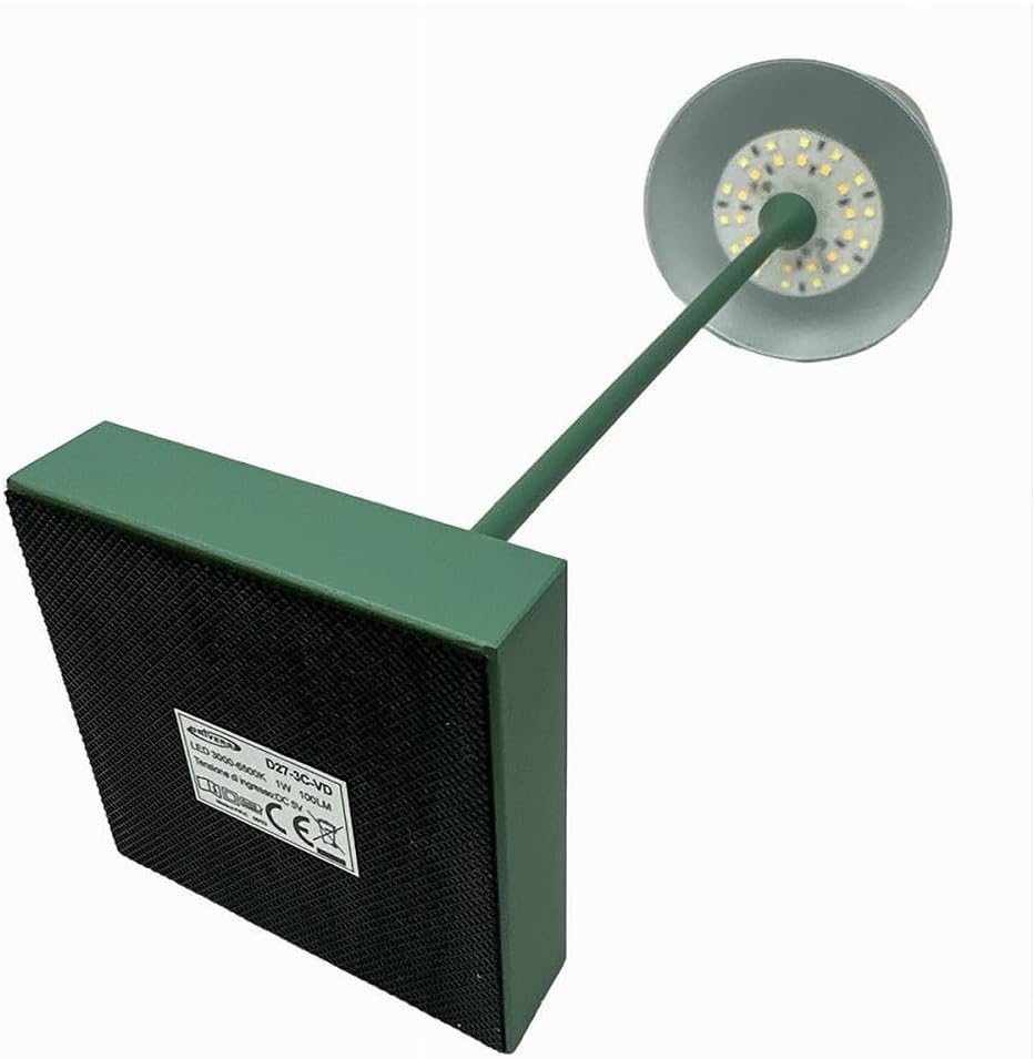 Lampada da Tavolo Ricaricabile LED  – Senza Fili, 3 Temperature di Colore, Dimmerabile Touch, USB, Moderna per Ristorante, Camera, Comodino D27-3C