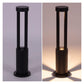 Lampada da giardino IP65 12W per esterno, bollard light in alluminio+vetro, 600lm, 3000K/4000K/6500K – Serie ES28