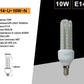 Lampadine LED E14 10W, Confezione da 10 Pezzi, 950LM, 3000K/4000K/6500K, Luce Calda, Naturale e Fredda, Lampadina LED a U, CRI>80, Illuminazione 360°, Risparmio Energetico, Modello E14-U-10W