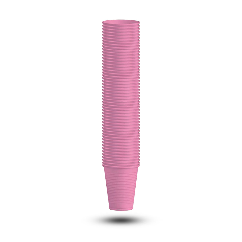 BICCHIERI PLASTICA MONOUSO COLORATI PER FESTE  200ml  50PZ