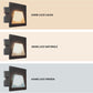 Segnapasso da Incasso LED 3W IP65 CCT-Switch – Lampada da Parete per Scale e Corridoi, Luce Selezionabile 3000K-6500K, Alluminio e Vetro, Impermeabile da Esterno e Interno ES49