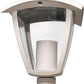Lampione da Giardino da Esterno IP44, Attacco E27, Palo da 86cm in Alluminio, Bianco/Grigio Scuro 819PB-B860