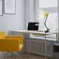 Lampada da Tavolo con Pinza – Attacco E27, Braccio Flessibile 40 cm, Metallo, Luce Direzionabile, Max 60W – Studio, Scrivania, Cameretta D21