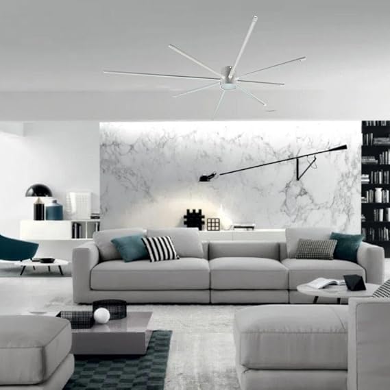 TEKHOME Lampadario da soffitto a led 43 watt plafoniera lampada moderna Bianco/Nero luce 3000K/4000K/6500K PN-27