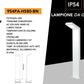 Lampione da Giardino Moderno 10W, Paletto Luce LED Esterno 4000K, IP54 Impermeabile, H580mm, Lampada da Esterno per Vialetti, Cortile, Giardino – Alluminio 954PA-H580