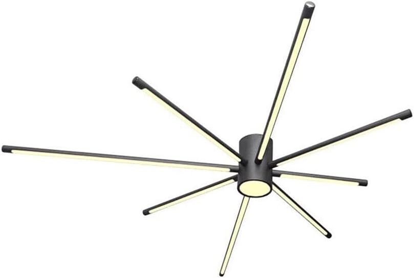TEKHOME Lampadario da soffitto a led 43 watt plafoniera lampada moderna Bianco/Nero luce 3000K/4000K/6500K PN-27