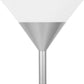 Lampada da Terra con Doppia Luce, Attacco E27 x2, Piantana Moderna in Metallo, Interruttore a Pedale, per Salotto Camera Studio D23