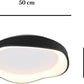 TEKHOME Plafoniera LED Moderna 38W, Dimmerabile, 3 Modalità di Colore 3000K-4000K-6500K, 3040LM,Bianco e Nero, Design Elegante per Camera da Letto e Soggiorno C53