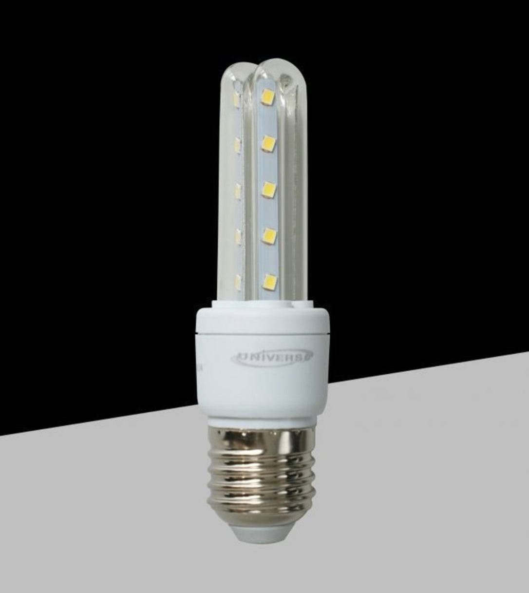 Lampadine LED E27 5W, Confezione da 10 Pezzi, 450LM, 3000K/4000K/6500K, Luce Calda, Naturale e Fredda, Lampadina LED a U, CRI>80, Illuminazione 360°, Risparmio Energetico, Modello E27-U-5W