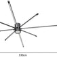 TEKHOME Lampadario da soffitto a led 43 watt plafoniera lampada moderna Bianco/Nero luce 3000K/4000K/6500K PN-27