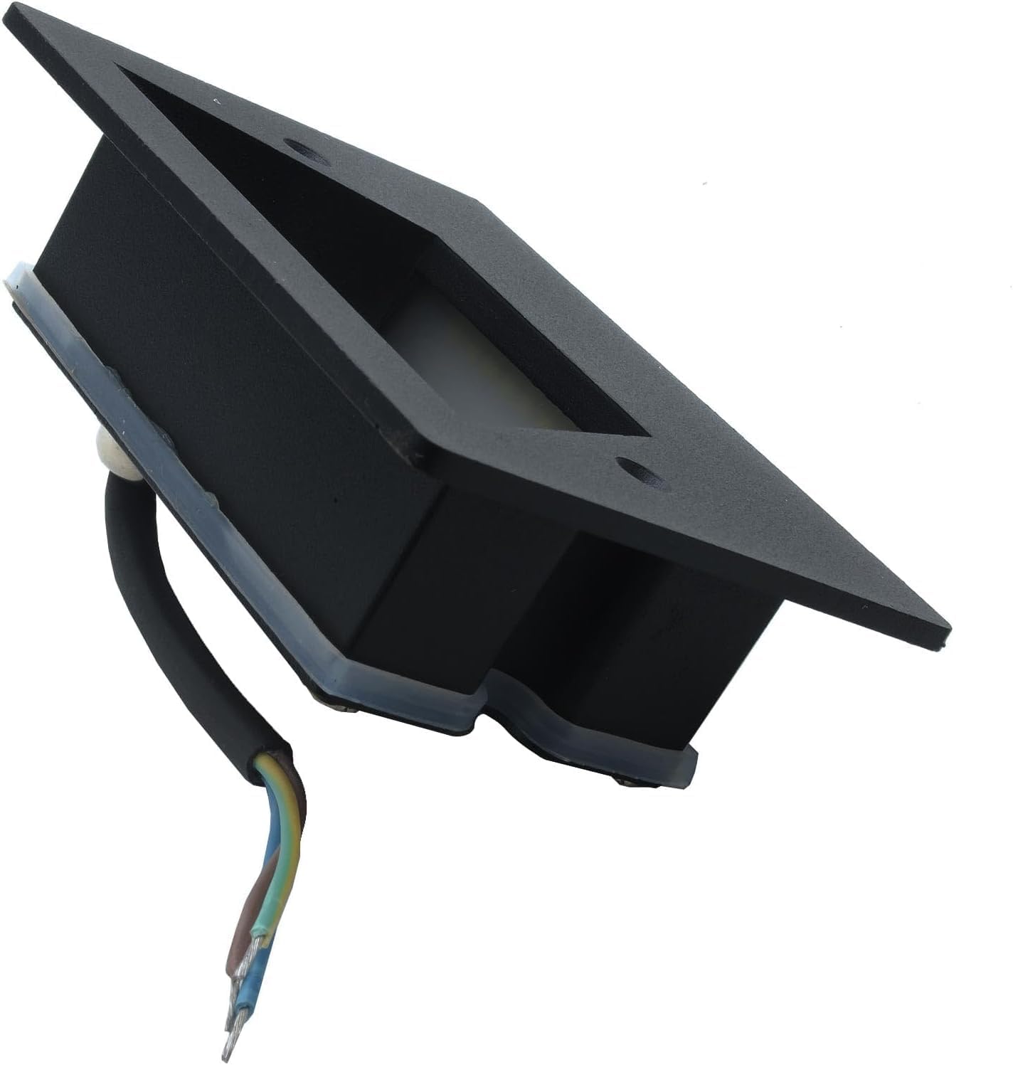 Segnapasso da Incasso LED 3W IP65 CCT-Switch – Lampada da Parete per Scale e Corridoi, Luce Selezionabile 3000K-6500K, Alluminio e Vetro, Impermeabile da Esterno e Interno ES49