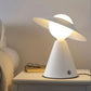 Lampada da Tavolo E27  – Design Moderno con Paralume Inclinato, Lampada da Comodino in Metallo, per Camera da Letto, Soggiorno, Studio   D13