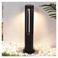 Lampada da giardino IP65 12W per esterno, bollard light in alluminio+vetro, 600lm, 3000K/4000K/6500K – Serie ES28