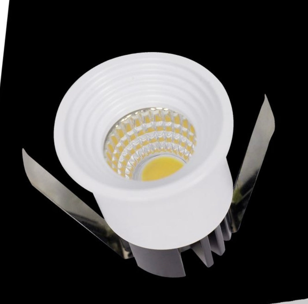 5 Pezzi Mini Faretto LED da Incasso 3W CCT Switch 3000K/4000K/6500K, Foro Ø35 mm, 300 lm, CRI≥80, Fascio 30°, Faretto Rotondo da Soffitto in Alluminio per Cartongesso, Bianco/Argento, P29