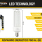 Lampadine LED E27 20W, Confezione da 6 Pezzi, 1800LM, 3000K Luce Calda, Lampadina LED a Mais, Fascio Luminoso 360°, CRI>80, Basso Consumo Energetico, Non Dimmerabile, Modello 4U-03TC