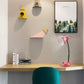 Lampada da Tavolo con Flessibile, Attacco E27, Metallo, Interruttore, Base Stabile – Lampada Scrivania Moderna per Studio, Ufficio, Cameretta D22