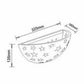 TEKHONE Applique in Gesso da Parete Moderna, Luce Indiretta Decorativa, Verniciabile, Attacco R7S, Bianco per Soggiorno Camera da Letto Corridoio – GS-E61