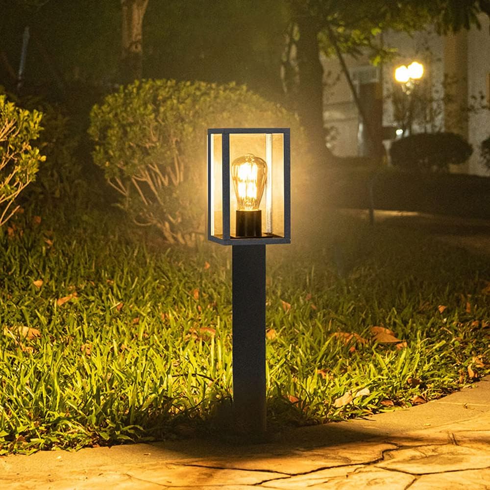 Lampione da Giardino 48cm IP44 per Esterno, Attacco E27 518PA-H480