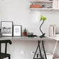Lampada da Tavolo con Pinza – Attacco E27, Braccio Flessibile 40 cm, Metallo, Luce Direzionabile, Max 60W – Studio, Scrivania, Cameretta D21