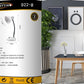Lampada da Tavolo con Flessibile, Attacco E27, Metallo, Interruttore, Base Stabile – Lampada Scrivania Moderna per Studio, Ufficio, Cameretta D22