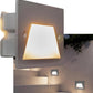 Segnapasso da Incasso LED 3W IP65 CCT-Switch – Lampada da Parete per Scale e Corridoi, Luce Selezionabile 3000K-6500K, Alluminio e Vetro, Impermeabile da Esterno e Interno ES49