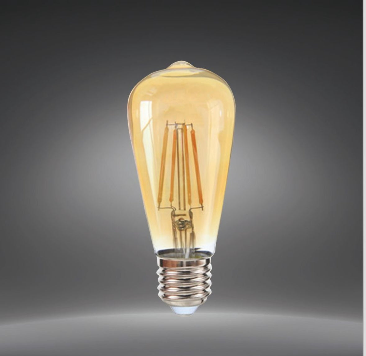 Lampadine LED E27 ST64 8W, Confezione da 5 Pezzi, 880LM, 2600K/3000K, Lampadina in Vetro Trasparente o Ambrato, Illuminazione a 360°, Basso Consumo Energetico, Non Dimmerabile, Modello ST64