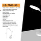 Lampada da Tavolo LED Ricaricabile – CRI ≥90, Dimmerabile 5-100%, 3 Temperature Colore 3000K-4000K-6500K, Luce per Studio e Ufficio LS-TD01-3C