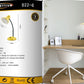 Lampada da Tavolo con Flessibile, Attacco E27, Metallo, Interruttore, Base Stabile – Lampada Scrivania Moderna per Studio, Ufficio, Cameretta D22