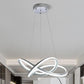 TEKHOME LAMPADARIO LED A SOSPENSIONE MODERNO INTRECCIATO CON FINITURA CROMATA 60W 3000K - 4000K - 6500K A50 (ARGENTO 3 COLORE)