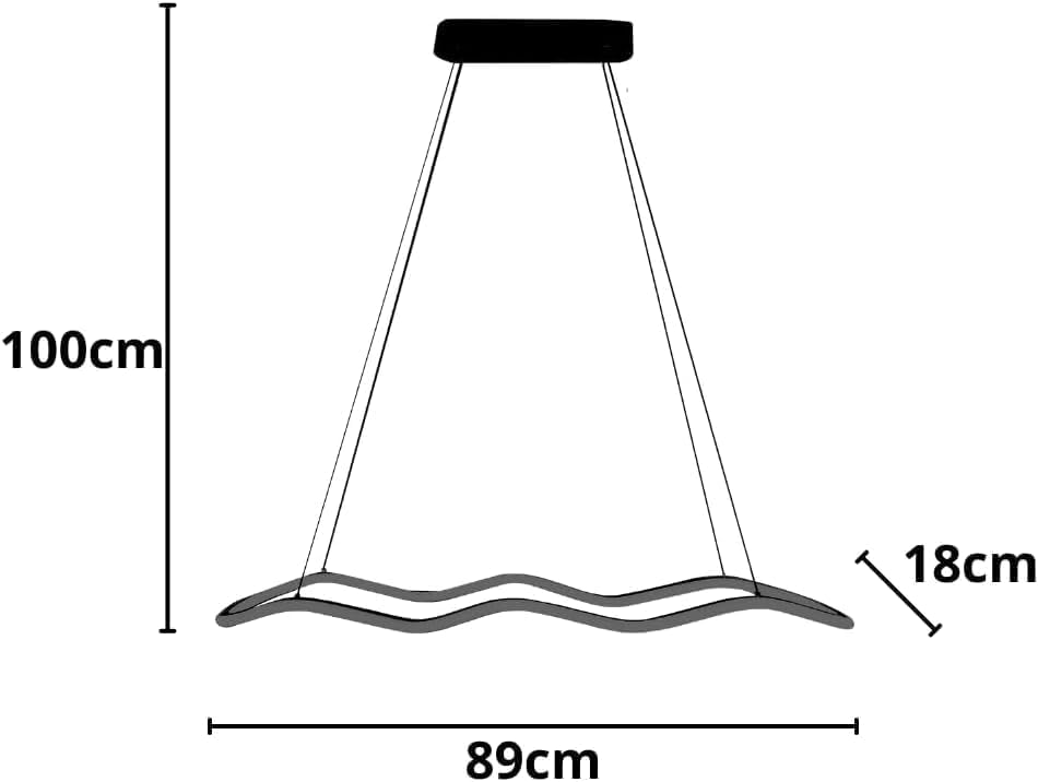 Lampadario LED moderno Luminova 48w  B67