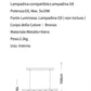 TEKHOME Lampadario a sospensione con 5 sfere in vetro bianco moderno metallo nero B89