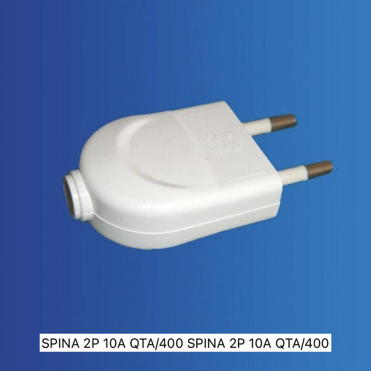 5 Pezzi –Spina Elettrica 2 Poli 10A 250V – Spina Bianca per Cavi Elettrici, Uso Domestico, Presa Europea –  XSL1001