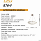 TEKHOME Lampadario LED di Lusso con Cristalli, 45W 3600LM Luce Bianchissima 8000K, Sospensione Moderna in Acciaio Inox, per Interni, 220-240V B76-F