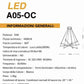 Lampadario LED SOLE 55W A05