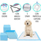 Tekhome Tappetini Igienici per Cani 60X60cm, Traverse Cani Accessori, Tappetini Cane, Traversina Tappetino Cane Pipi Assorbenti Igienico, Asciugatura Rapida N OMAGGIO 1 confezione salviettine per animali e 1 penna personalizzata