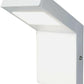 Applique LED da Esterno 10W IP54 4000K, Lampada da Parete Moderna in Alluminio e PC, Impermeabile per Facciata, Balcone e Giardino - Bianco/Grigio Scuro H160