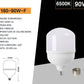 Lampadina LED E27/E40 90W 10800LM, Luce Fredda 6500K, Alta Potenza, Angolo 220°, AC230V, Non Dimmerabile, Lampadina Industriale per Magazzino Garage Officina – Confezione 6 Pezzi – T160-90W-F