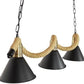 Lampadario da soffitto con corda in canapa vintage retrò lampada con 3 paralumi a campana E27 da soffitto arredamento rustico B24-3
