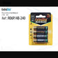 Batterie AA Alcaline 1.5V – Pile Stilo a Lunga Durata per Telecomandi, Giocattoli e Mouse – 48 Pezzi (12 Confezioni da 4) – A-R06P-4B-240
