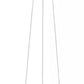 Lampadario a sospensione 3 sfere g9 sfera color bianco bronzo LP84-3
